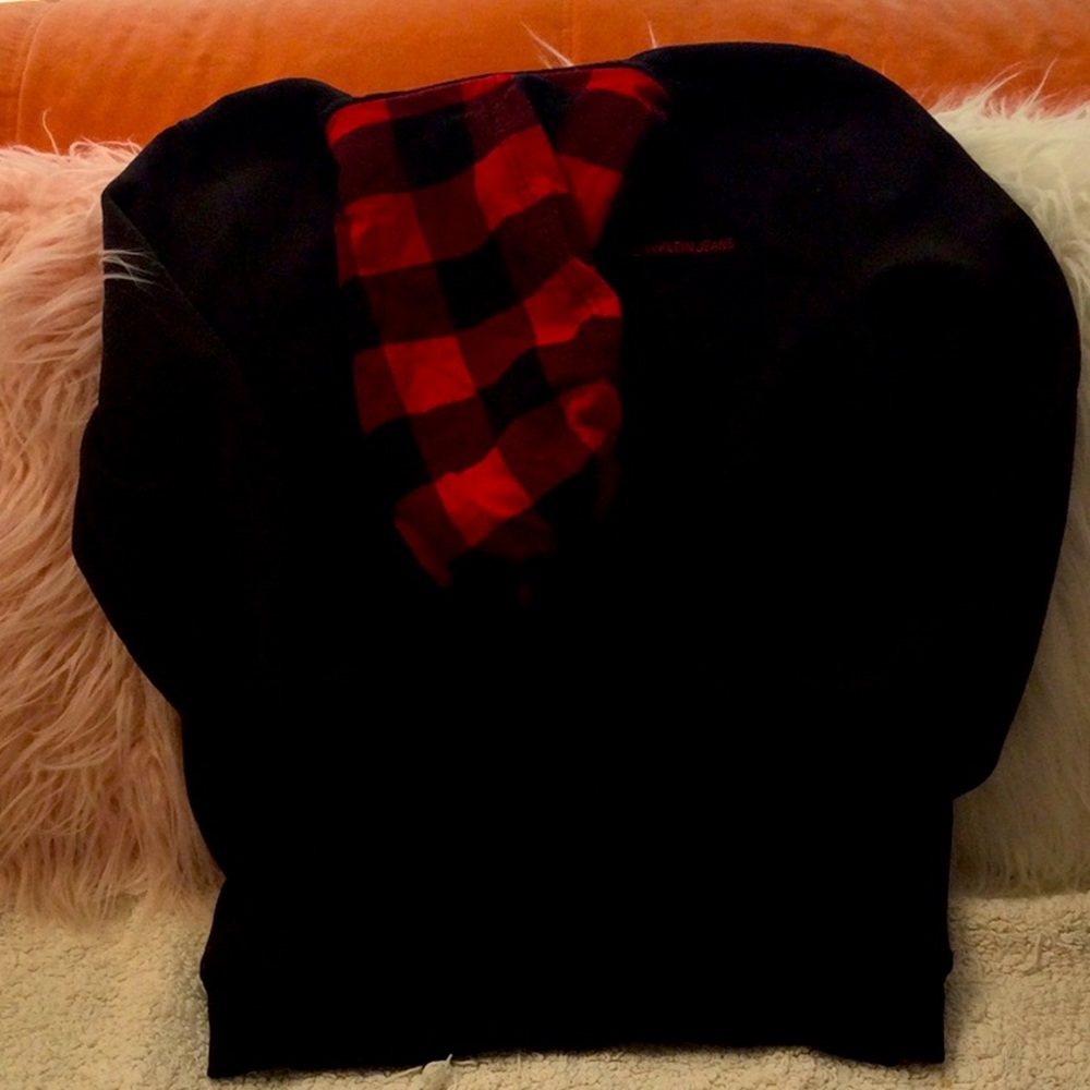 Buffalo plaid sweatshirt